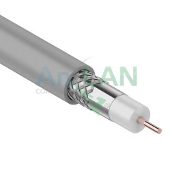 REXANT 01-2021 Кабель RG-8X, (75%), 50 Ом, 100м., серый