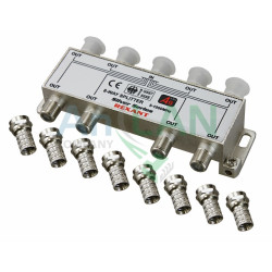 REXANT 05-6105 ДЕЛИТЕЛЬ ТВ x 8 + 9шт. F 