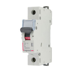LEGRAND 409111 Автоматический выключатель, серия DX3, С6A, 25kA, 1-полюсный