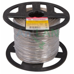 REXANT 09-5320 Трос стальной в ПВХ изоляции d=2.0 мм, катушка 200 метров