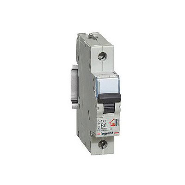 LEGRAND 403857 Автоматический выключатель, серия TX3, B6A, 1-полюсный