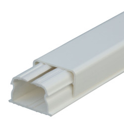 LEGRAND 030008 Кабель-канал 20x12.5мм, без перегородки, с крышкой, длина 2.10м, цвет белый (цена за 1 метр)