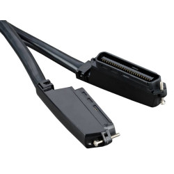 Hyperline PC-TELCO-M9M9-10M Патч-корд TELCO(папа/90) - TELCO(папа/90), категория 3, 25 пар, 10м, черный