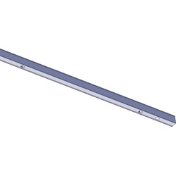 AXELENT X-TRAY 2264-45 Перегородка L-образная X64, высотой 45 мм, гальванизированная (2.51 м)