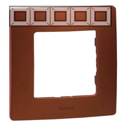 LEGRAND 672575 Рамка 5 постов, цвет какао, ETIKA