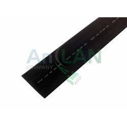 REXANT 25-0080 80,0 / 40,0 мм 1м термоусадка чёрная