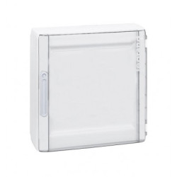 LEGRAND 401647 XL3 Шкаф накладной распределительный 2ряда, 36 модулей, с белой дверцей, с клеммным блоком N+PE, IP 40, белый