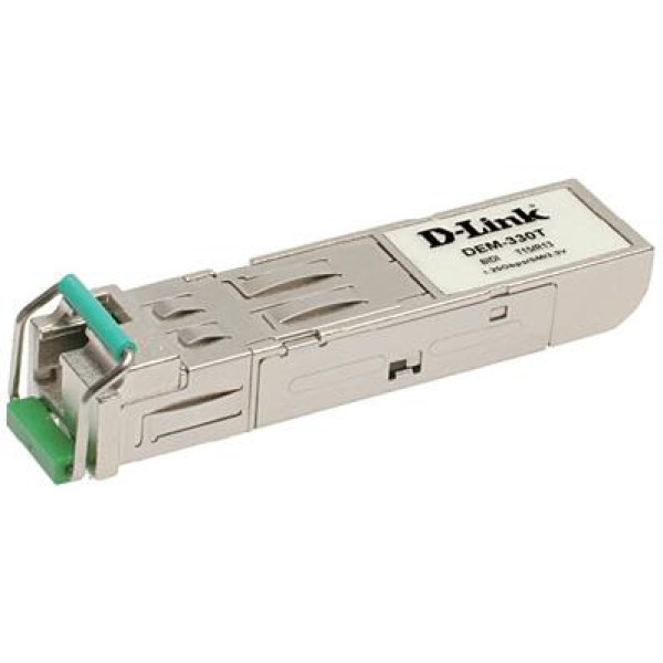 D-Link DEM-330T/B2A WDM SFP-трансивер с 1 портом 1000BASE-BX-D (Tx:1550 нм, Rx:1310 нм) для одномодового оптического кабеля (до 10 км)