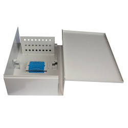 Cabeus FO-WL-24ST Бокс оптический настенный на 24 ST(FC) со сплайс пластиной (без пигтейлов и проходных адаптеров)