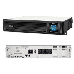 APC SMC1000I-2U Smart-UPS Источник бесперебойного питания на 1000VA, 230V, 2U, LCD экран (замена SC1000I) (направляющие для монтажа в стойку в комплекте)