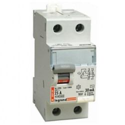 LEGRAND 403000 (602136) Дифференциальный выключатель, серия TX3, 25A, 30mA, 2-полюсный, тип АС