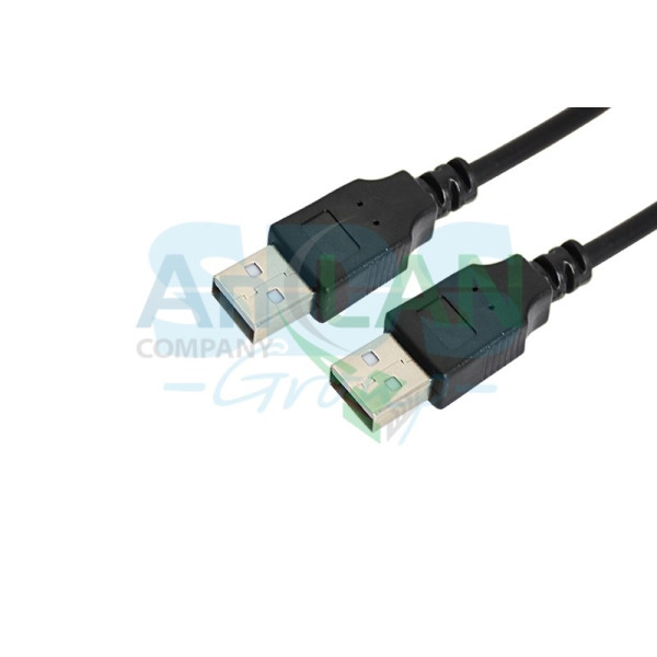 REXANT 18-1144-1 Шнур USB-A (male) - USB-A (male) 1.8M черный