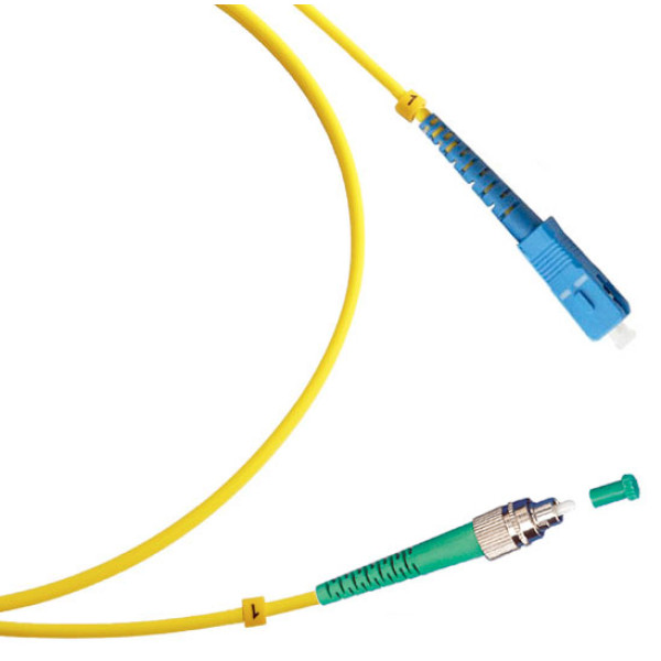 Cabeus FOP(s)-9-FC/APC-SC/UPC-15m Шнур оптический simplex FC/APC-SC/UPC 9/125 sm 15м LSZH