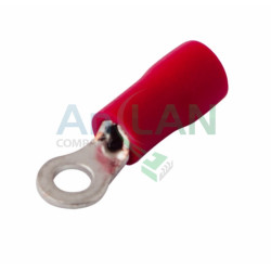 REXANT 08-0011 НАКОНЕЧНИК КОЛЬЦЕВОЙ изолированный (НКИ D3.2мм) 0.5-1.5кв.мм (VR1.25-3)