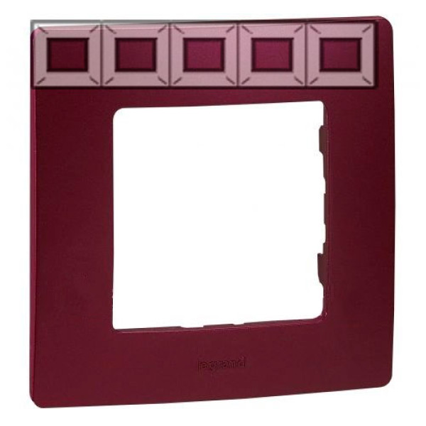 LEGRAND 672565 Рамка 5 постов, цвет сливовый, ETIKA