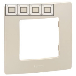 LEGRAND 672514 Рамка 4 поста, слоновая кость, ETIKA