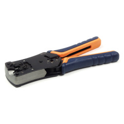 Hyperline HT-N468B Инструмент обжимной для RJ-45, RJ-12, RJ-11, профессиональный