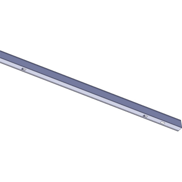 AXELENT X-TRAY 2264-45 Перегородка L-образная X64, высотой 45 мм, гальванизированная (2.51 м)