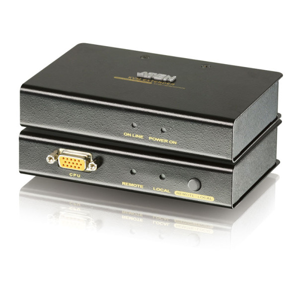 ATEN CE250A-A7-G Удлинитель, SVGA+KBD+MOUSE PS2, 150 метр,, HD-DB15+2x6MINIDIN, Female, с KVM-шнуром, Б,П, 220> 5V, (100MHz;макс,разрешение 1280х1024;DDC2B;защита от перенапряжения;локальный модуль без Б,П,)
