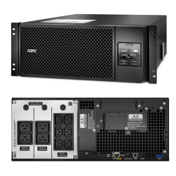 APC SRT6KRMXLI Smart-UPS On-Line Источник бесперебойного питания 6000 Вт /6000 ВА, Входной 230В /Выход 230В, Интерфейс. порт для замык. контакта, RJ-45 10/100 Base-T, RJ-45 Serial, Smart-Slot, USB, 4U (направл. SRTRK2 для монт. в стойку в комплекте)