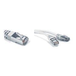 Hyperline PC-LPM-STP-RJ45-RJ45-C6-1M-LSZH-GY Патч-корд F/UTP, экранированный, Cat.6, LSZH, 1 м, серый