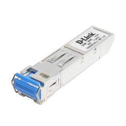 D-Link DEM-220R WDM SFP-трансивер с 1 портом 100BASE-BX-U (Tx:1310 нм, Rx:1550 нм) для одномодового оптического кабеля (до 20 км)