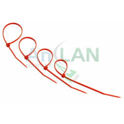 REXANT 07-0156-25 Хомут nylon 150 х 3.0 мм 25шт красный