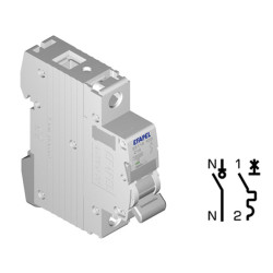 Efapel 55120 5СР Выключатель автоматический МСВ 1Р+N 4,5kA - C - 20A