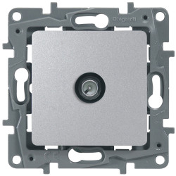 LEGRAND 672463 Модуль розетки TV проходной, 15дБ, 5-862 мГц, алюминий, ETIKA