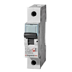 LEGRAND 404029 (604806) Автоматический выключатель, серия TX3, С20A, 1-полюсный