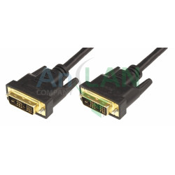 REXANT 17-6403 Шнур DVI-D - DVI-D 1.5М gold с фильтрами