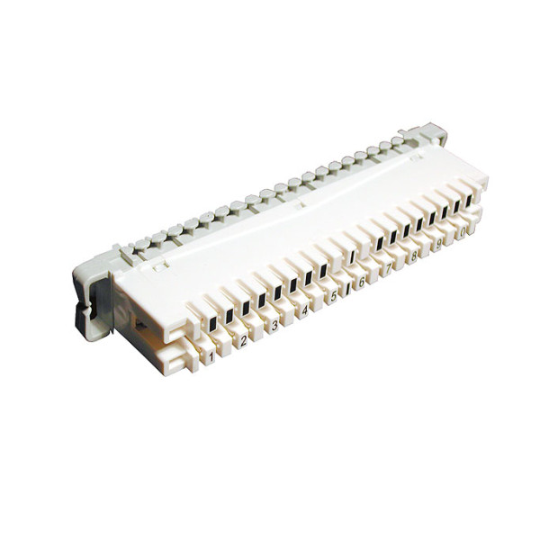 Hyperline KR-PL-10-BRK-1 Плинт размыкаемый, на 10 пар, нормальнозамкнутый, маркировка 1-0