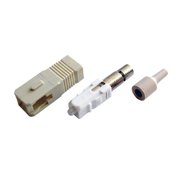 Hyperline SC-MM-0.9 Разъем клеевой SC, MM (для многомодового кабеля), 0.9 мм, simplex, (белый)