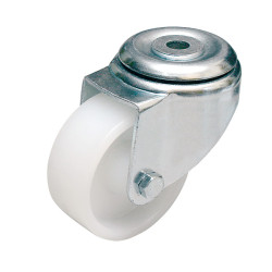 ZPAS WZ-SB72-00-02-000 Ролик для шкафов и стоек, макс. нагрузка системы 400 кг, d=80мм, крепление винтом M12, без тормоза (SZB-72-00-02)