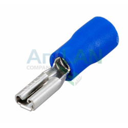 REXANT 08-0431 КЛЕММА ПЛОСКАЯ изолированная (КПИ гнездо - 3.8мм) 1.5-2.5кв.мм (VF2-110(8))