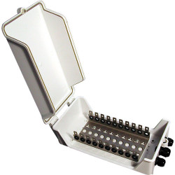 Hyperline KR-INBOX-100 (outdoor) Коробка распределительная на 100 пар, 350х190х95 мм, IP 54, -20 С - +80 С