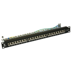 Cabeus PL-24-Cat.6A-SH-Krone IDC Патч-панель 19