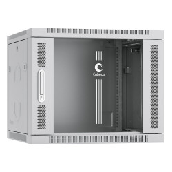 Cabeus SH-05F-9U60/35 Шкаф телекоммуникационный настенный 19 9U 600x350x501mm (ШхГхВ) дверь стекло