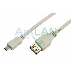 REXANT 18-1161 Шнур micro USB (male) - USB-A (female) 0.2M