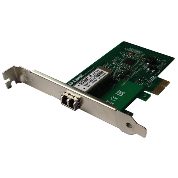 D-Link DGE-560SX Сетевой адаптер 1000Base-SX (LC)Gigabit Ethernet для шины PCI Express x4