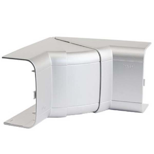 Купить DKC / ДКС 09551G In-liner Aero Внутренний угол изменяемый (70-120°) с разделителем для короба 90х50 мм, цвет серый металлик, RAL 9006 DKC / ДКС 09551G In-liner Aero Внутренний угол изменяемый (70-120°) с разделителем для короба 90х50 мм, цвет серый металлик, RAL 9006