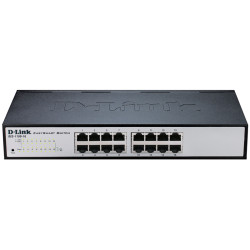 D-Link DES-1100-16/A2A Настраиваемый компактный коммутатор EasySmart с 16 портами 10/100Base-TX