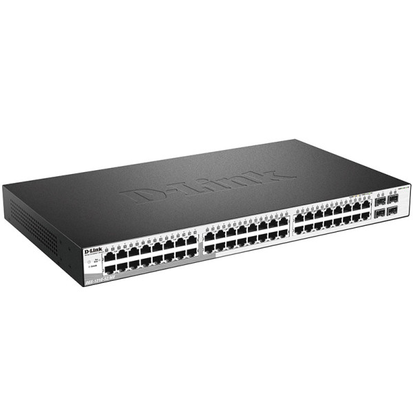 D-Link DGS-1210-52/ME/A1A Управляемый коммутатор 2 уровня с 48 портами 10/100/1000Base-T и 4 портами 1000Base-X SFP