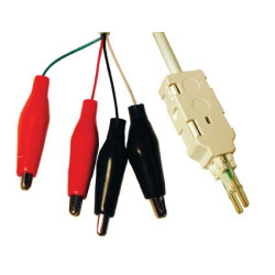 Hyperline KR-CABLE-CRO4 Шнур тестовый 4-х контактный, зажимные контакты