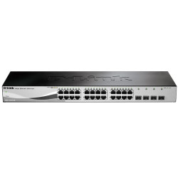 D-Link DGS-1210-28/B1A/C1A Настраиваемый коммутатор WebSmart с 24 портами 10/100/1000Base-T и 4 портами 1000Base-X SFP