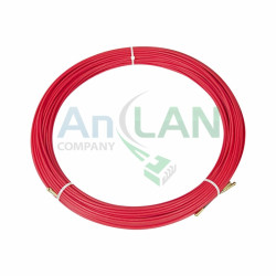 REXANT 47-1050 Протяжка кабельная (мини УЗК в бухте), стеклопруток, d=3,5мм, 50м КРАСНАЯ