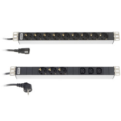 Hyperline SHT19-6IEC-F-2.5IEC Блок розеток для 19