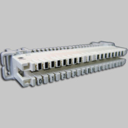 Krone 6089 1 121-06 Плинт размыкаемый LSA PROFIL, на 10 пар, маркировка 0-9, без цветового обозначения