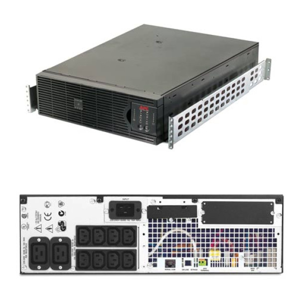 APC SURTD3000RMXLI Smart-UPS On-Line Источник бесперебойного питания на 3000VA, 19 (направляющие SURTRK2 в комплекте)