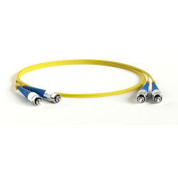 Hyperline FC-D2-9-FC/UR-FC/UR-H-50M-LSZH-YL Патч-корд волоконно-оптический (шнур) SM 9/125 (OS2), FC/UPC-FC/UPC, 2.0 мм, duplex, LSZH, 50 м